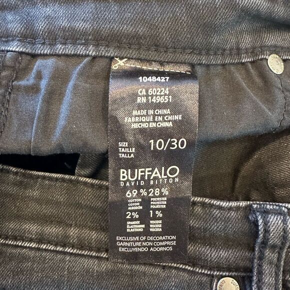 Buffalo David Bitton Black Color Women's Jeans Size 10 - Picture 6 of 12
